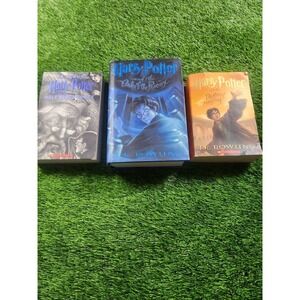 Harry Potter 5-7 J.K. Rowling Scholastic HC PB Fantasy Magic YA Book Lot Set
